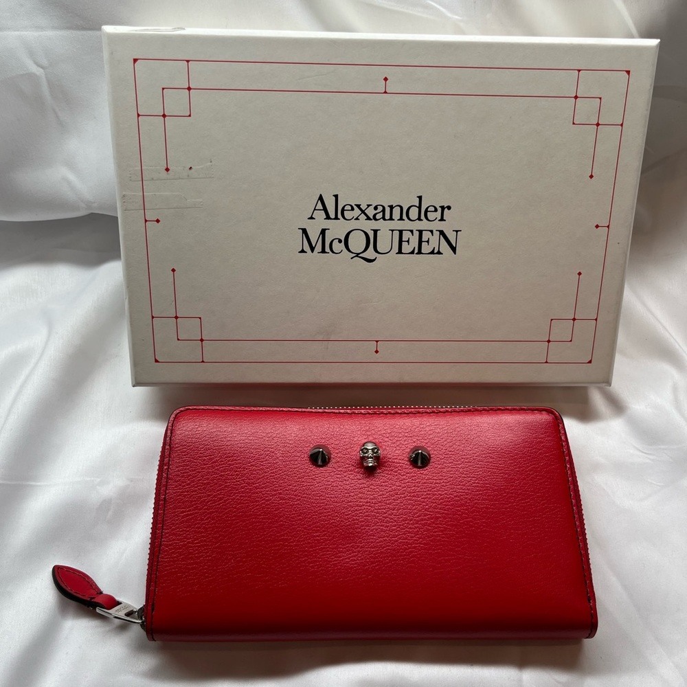 Alexander McQueen Zipper Continental Wallet